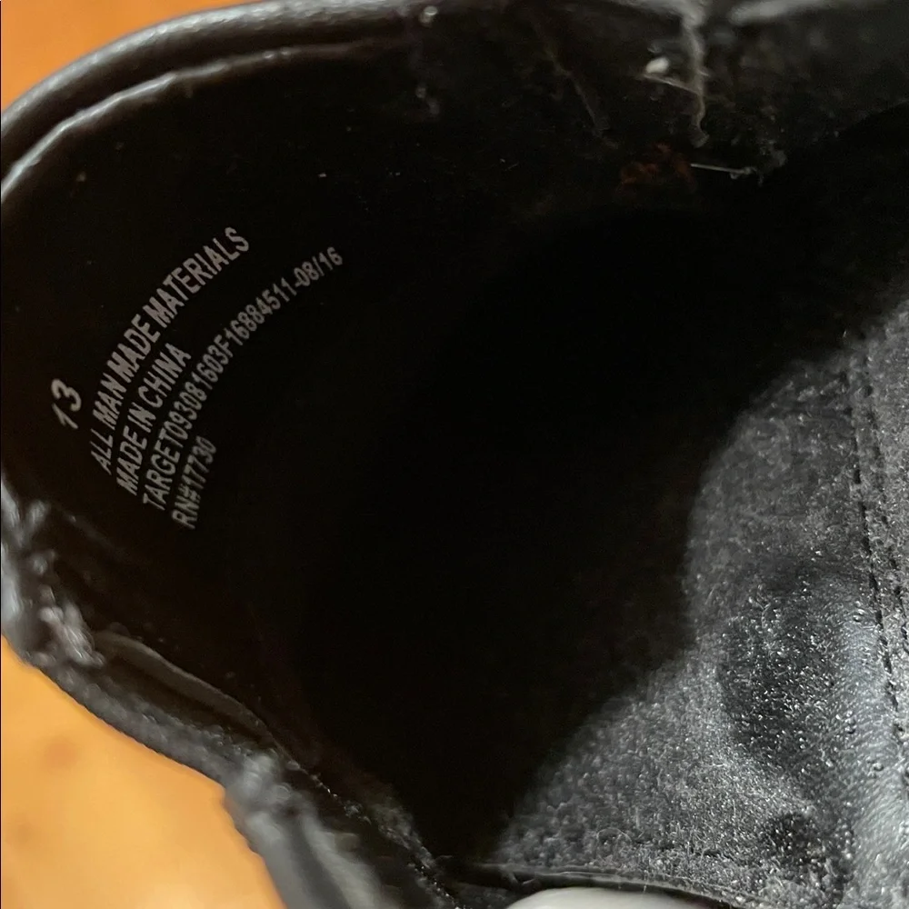 Cherokee Black Loafers Slip on NWOT Dress Shoe Soft Touch Toddler Size 13
